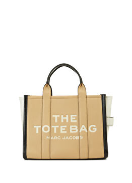 Medium Camel Kadın Deri Alışveriş Çantası