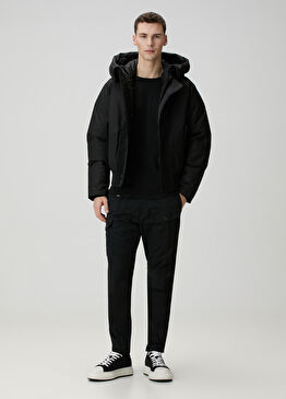 Siyah Kargo Pantolon