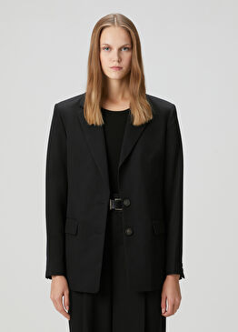 Oversized Siyah Blazer