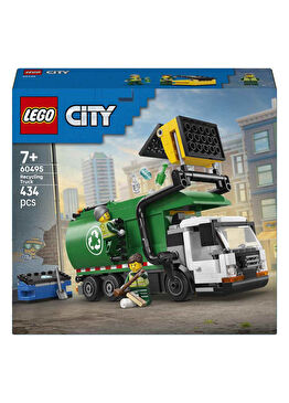 City Geri Dönüşüm Kamyonu 434 Parça 7+ Yaş Minifigürlü Yapı Oyuncağı 60495