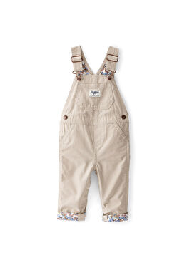 Kahverengi Kız Bebek Salopet