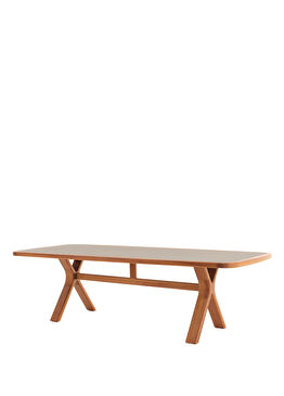 Avend Porselen Tablalı İroko 8 Kişilik Bahçe Masası