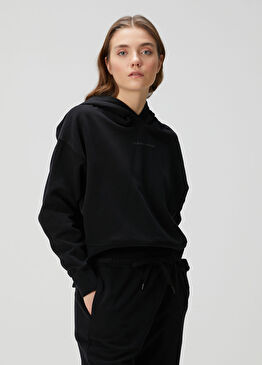 Muskoka Relaxed Siyah Kapüşonlu Sweatshirt