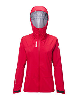 KAMET Kırmızı Kapüşonlu Goretex Kadın Spor Ceket MIV10546