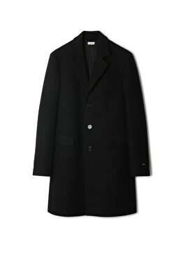 Wool Tailored Siyah Erkek Palto