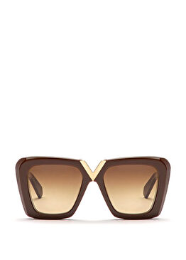 VLogo Kahverengi Kadın Güneş Gözlüğü