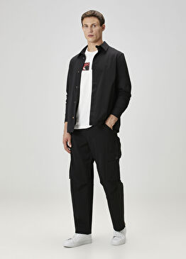 Siyah Kargo Pantolon