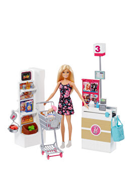 FRP01 Barbie Süpermarket Oyun Seti 