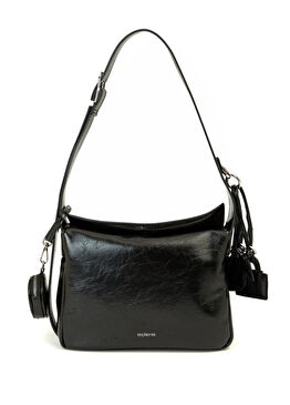 Siyah Kadın Postacı Çanta