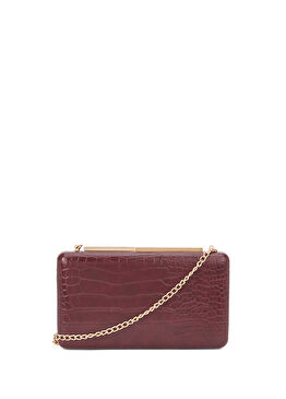 Bordo Kadın Clutch