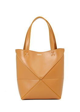 Mini Puzzle Fold Taba Kadın Deri Çanta