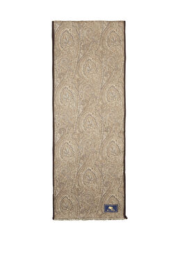 Lacivert Erkek Yün Atkı