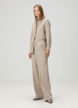 Bej Kaşmir Eşofman Altı