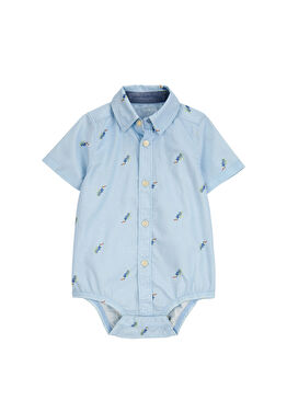 Erkek Bebek Gömlek Body