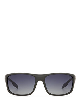 DS 2379 C4 Dikdörtgen Haki Yeşil Asetat Erkek Güneş Gözlüğü