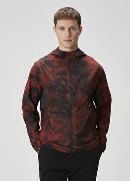 Karışık Desenli Kapüşonlu Sweatshirt