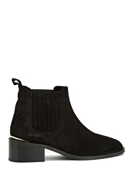 Siyah Kadın Deri Bot