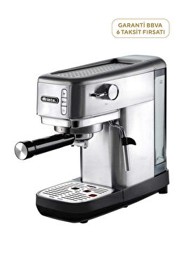 Moderna Espresso Gümüş Slim Kahve Makinesi 