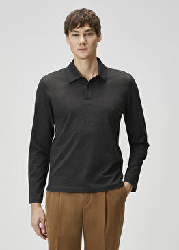 Gri Polo Yaka Triko