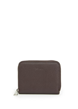 Bordo Desenli Kadın Suni Deri Cüzdan