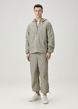 Çok Renkli Monogram Desenli Pantolon