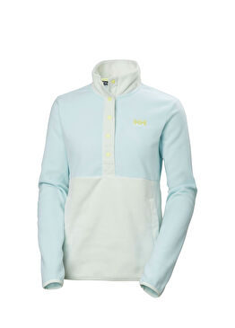 W Daybreaker Snap Barely Blue Kadın Spor Ceket