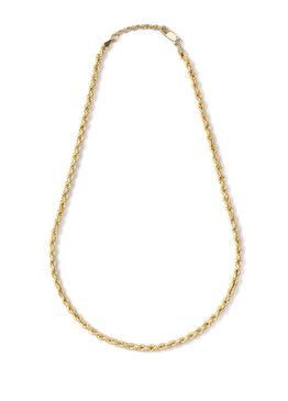 İtalyan Tasarım 18 Ayar Sarı Altın Kaplama 925 Ayar Gümüş Kadın Kolye