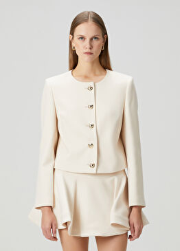 Collette Ekru Ceket
