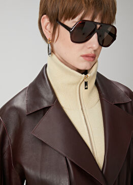 İki Renkli İki Parçalı Kadın Küpe