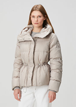 Montgomery Koyu Bej Puffer Mont