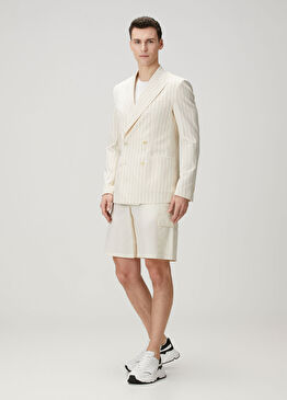 Kırık Beyaz Bermuda