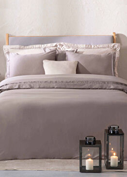 Etape Bej Pamuk Çift Kişilik Nevresim Seti 200 x 220 cm