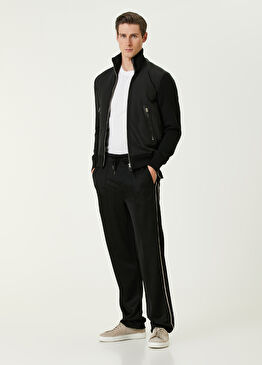 Siyah Şerit Detaylı Eşofman Altı