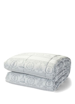 I Love Baroque Gri Yatak Örtüsü