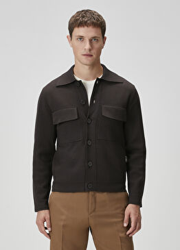 Kahverengi Triko Hırka