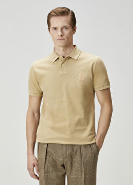 Bej Polo Yaka T-shirt