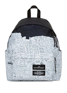 x Basquiat Siyah Beyaz Kadın Sırt Çantası