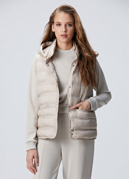 Taş Dik Yaka Casual Yelek