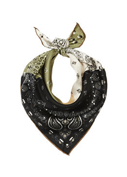 Bej Kadın Twill İpek Fular