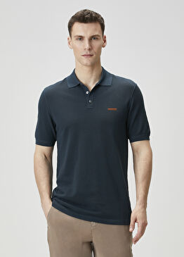 Lacivert Polo Yaka T-shirt