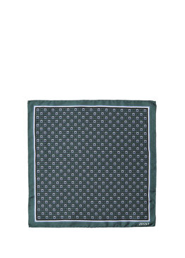 Yeşil İpek Poşet Mendil