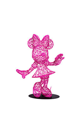 Pembe Minnie Formlu Heykel