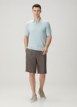 Kahverengi Keten Bermuda