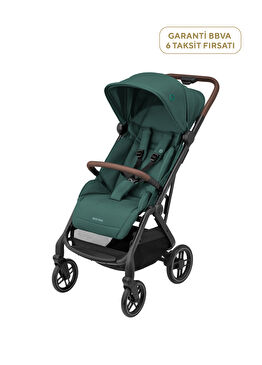 Soho Essential Green Otomatik Katlanan Kompakt Seyahat Sistem Olabilen Bebek Arabası
