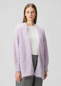 Bymi Lila Yün Triko Hırka