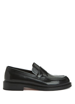 Siyah Erkek Deri Loafer