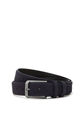 Lacivert Erkek Deri Kemer