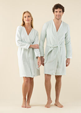 Floss Su Yeşili Unisex Bornoz 