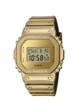 G-Steel GM-5600YMG-9DR Altın Rengi Silikon Erkek Kol Saati