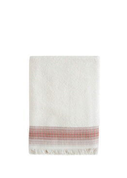 Endi Ekru koyu Somon Banyo Havlusu 70x140 cm